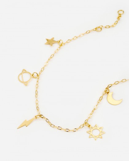 Pulsera universo oro