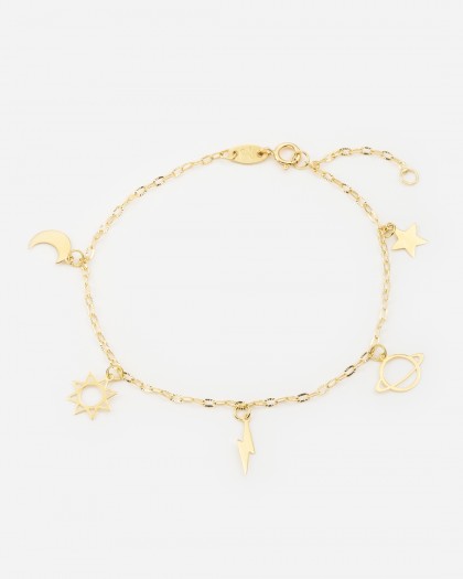 Pulsera universo oro