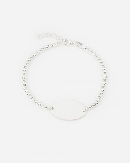 Pulsera personalizable Rosella plata