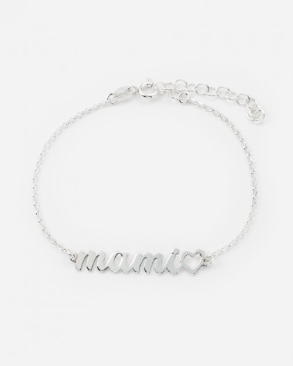 Pulsera Mami Love Plata