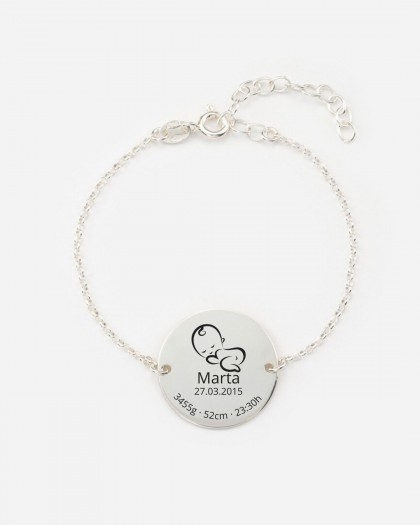 Pulsera Nacimiento Silver