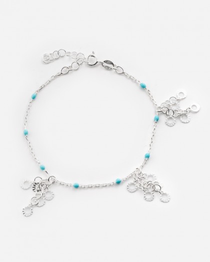 Pulsera Belina Turquesa Plata