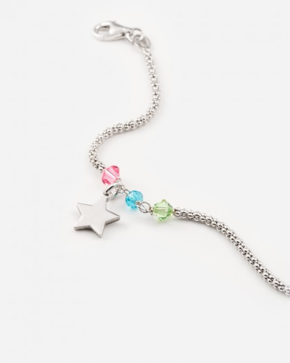 Pulsera Rosella Star Plata